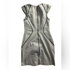 Express Gray Sleeveless Zip-Up Dress